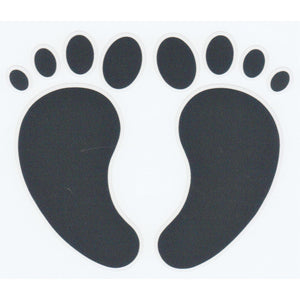 Surfer Feet, Hang Ten, Vinyl Decal, Old School Decal,Sticker